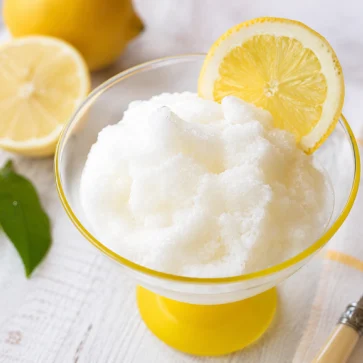 granita al limone