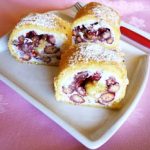 Girelle con ricotta e fragoline