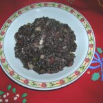 Riso venere con pere e fontina