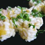 Risotto con zucca e vongole