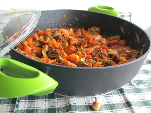 Caponata d'artichauts - La Cassata Celiaca