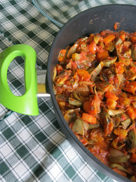 Caponata d'artichauts - La Cassata Celiaca Caponata d'artichauts - La Cassata Celiaca