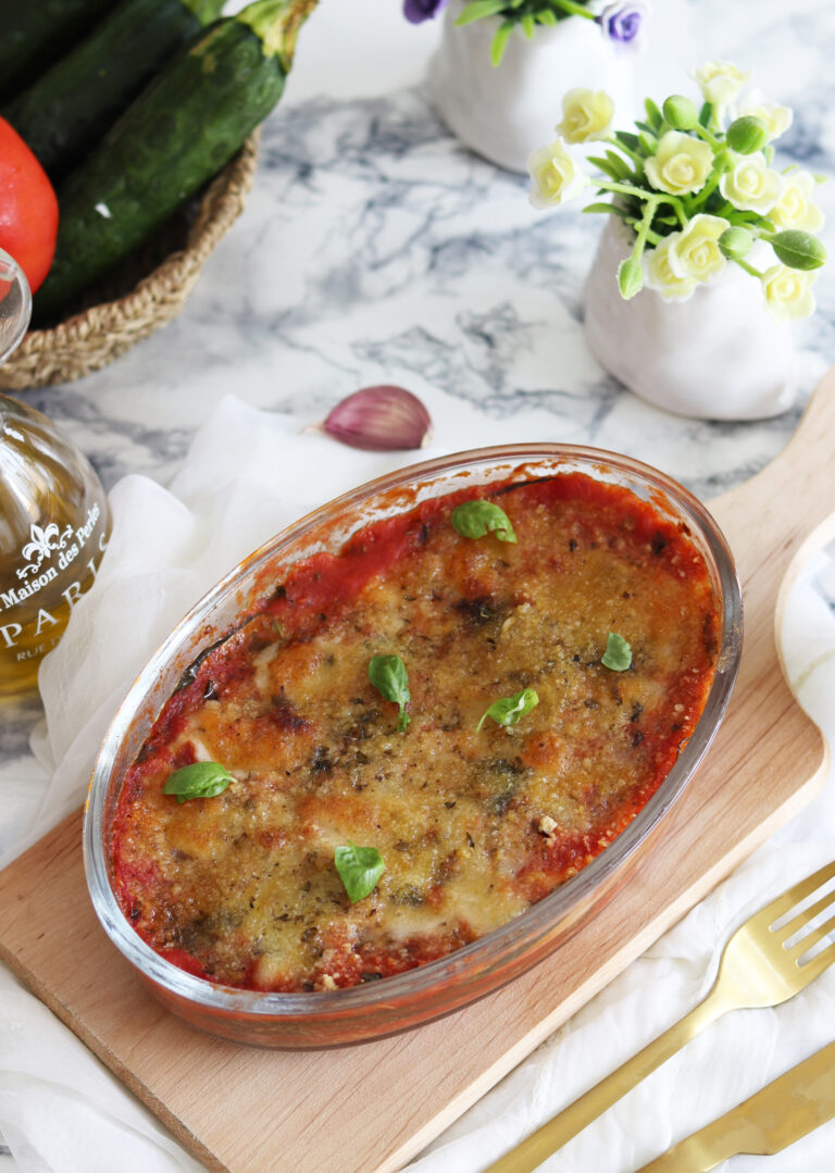 Parmigiana de courgettes - La Cassata Celiaca