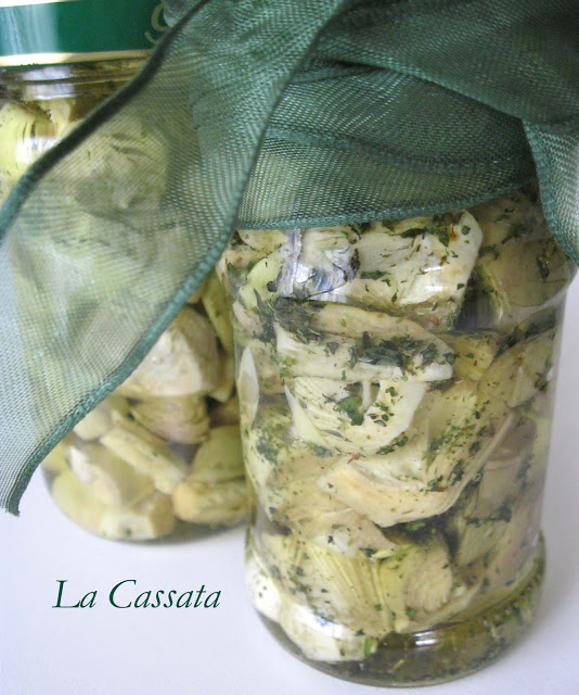 Carciofini sott'olio - La Cassata Celiaca