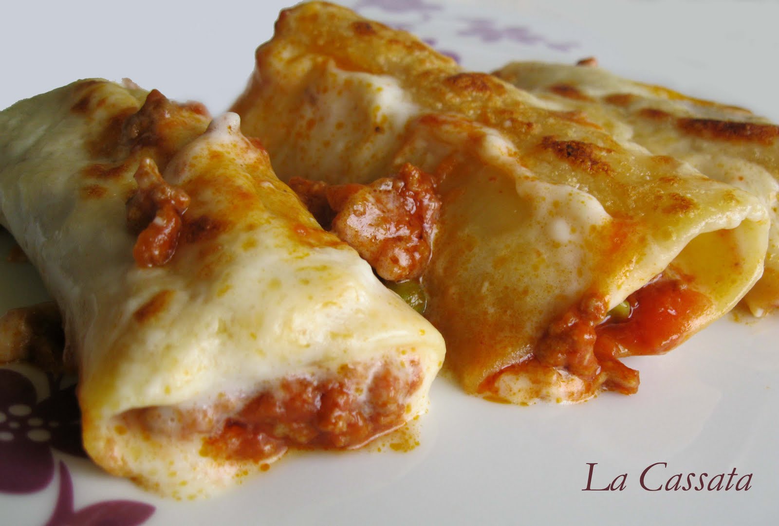 Cannelloni con ragù e besciamella (gluten free) - La Cassata Celiaca Cannelloni con ragù e besciamella (gluten free) - La Cassata Celiaca