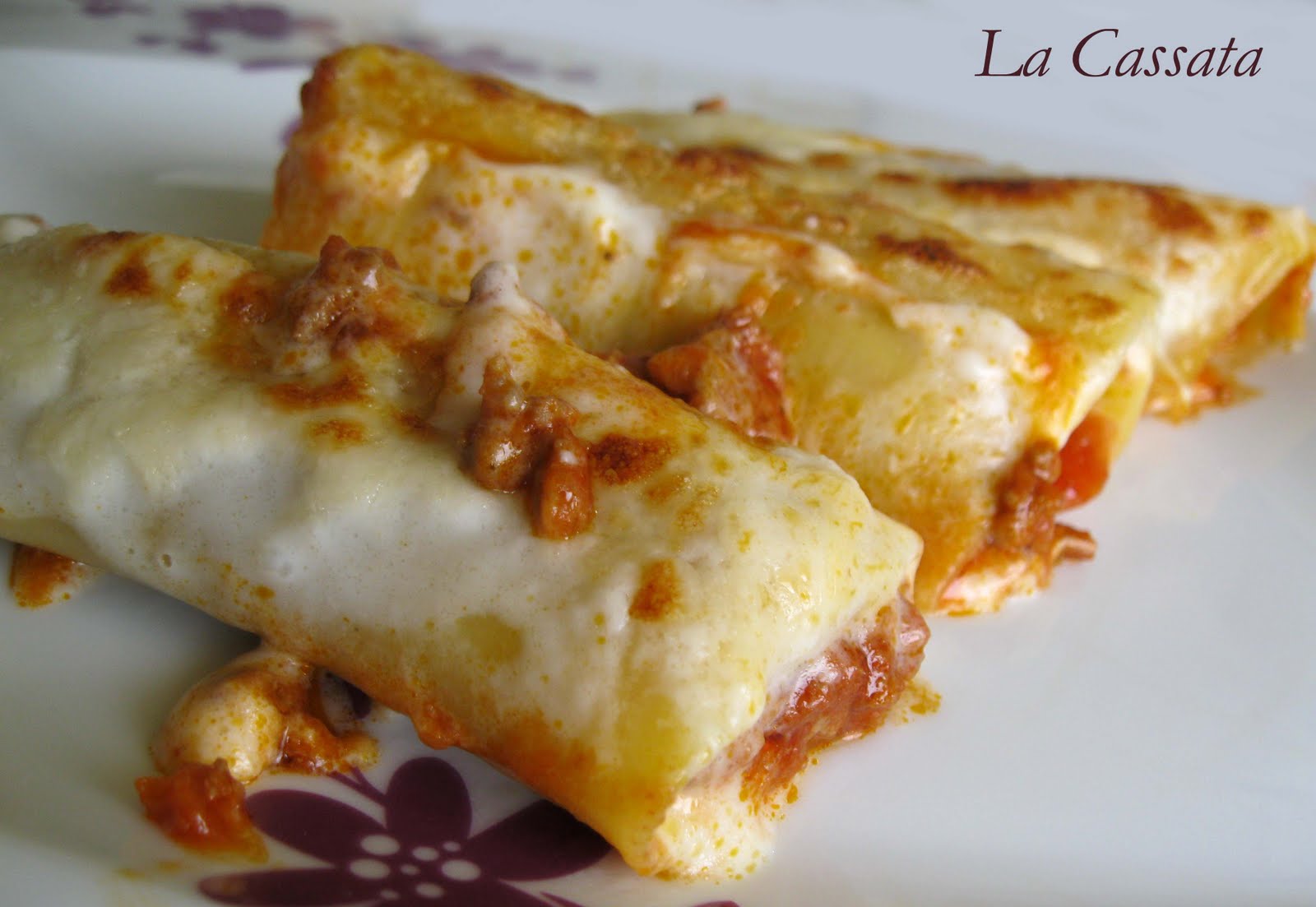 Cannelloni con ragù e besciamella (gluten free) - La Cassata Celiaca Cannelloni con ragù e besciamella (gluten free) - La Cassata Celiaca