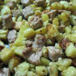Bocconcini di carne e patate al forno