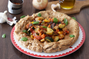 Ratatouille en croûte de choux sans gluten - La Cassata Celiaca