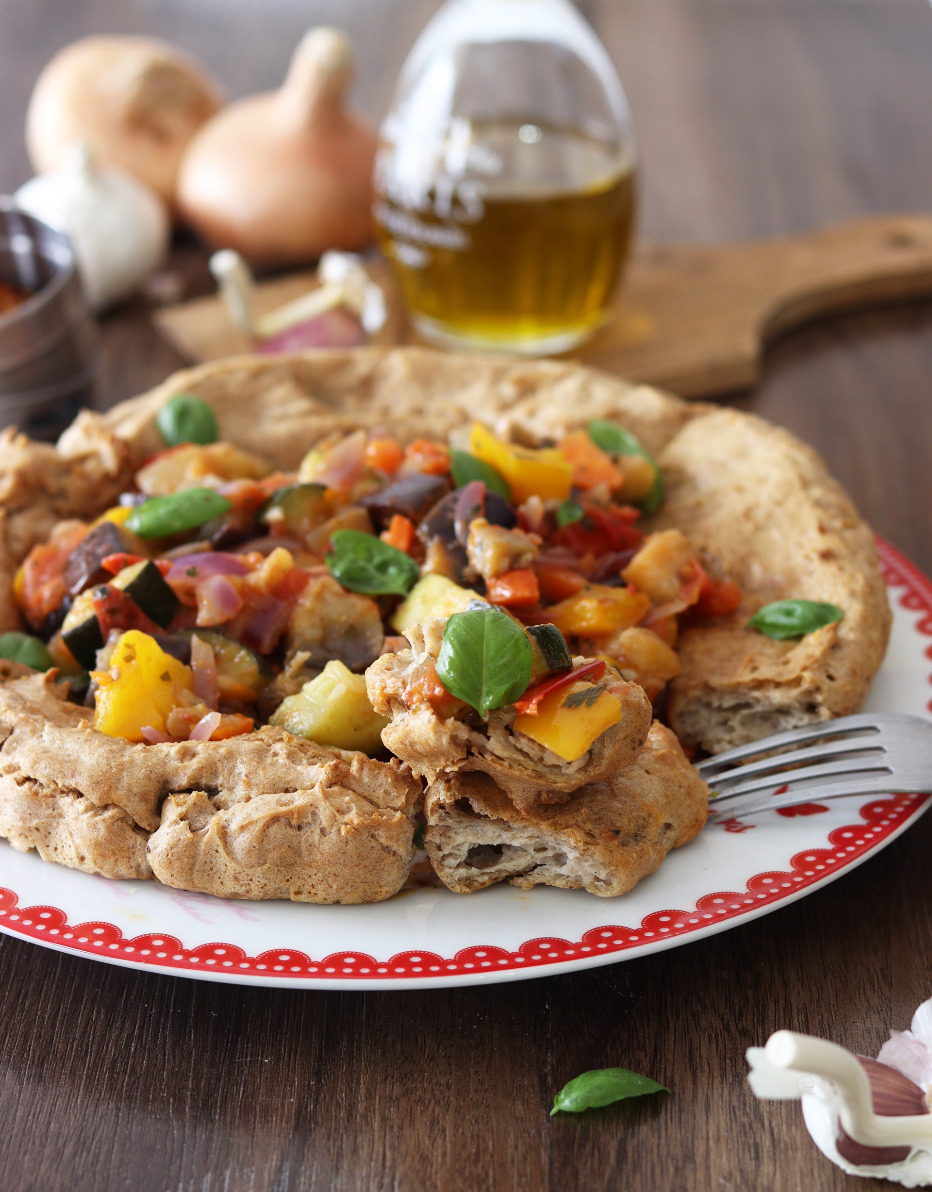 Ratatouille en croûte de choux sans gluten - La Cassata Celiaca Ratatouille en croûte de choux sans gluten - La Cassata Celiaca