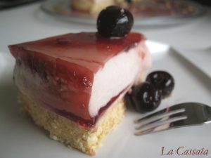 Cheesecake all'amarena senza glutine - La Cassata Celiaca