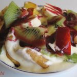 Crêpe dolce con mascarpone e frutta fresca