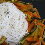 Noodles con verdurine