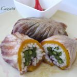 Involtini di radicchio, peperoni e riso thai
