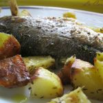 Branzino con patate e limone, un Saccobuono!