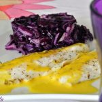 Filetto di spigola con salsa allo zafferano