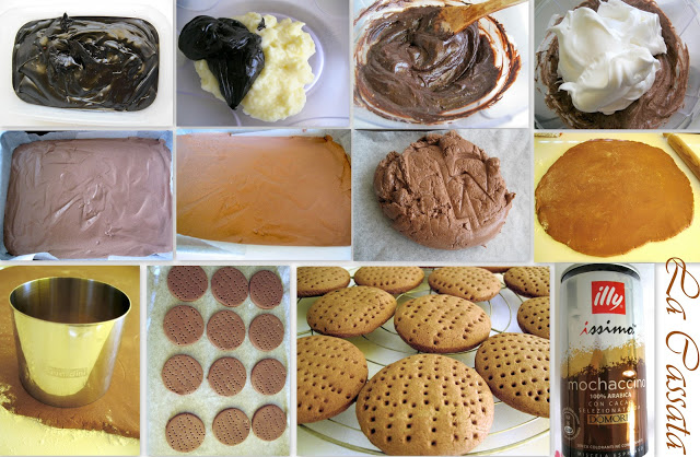 Biscotto gelato con semifreddo al cioccolato senza glutine - La Cassata Celiaca Biscotto gelato con semifreddo al cioccolato senza glutine - La Cassata Celiaca