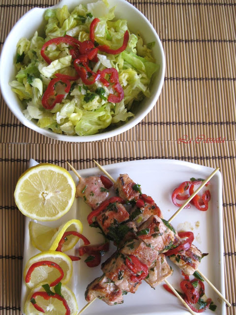 Spiedini di carne piccante - La Cassata Celiaca Spiedini di carne piccante - La Cassata Celiaca