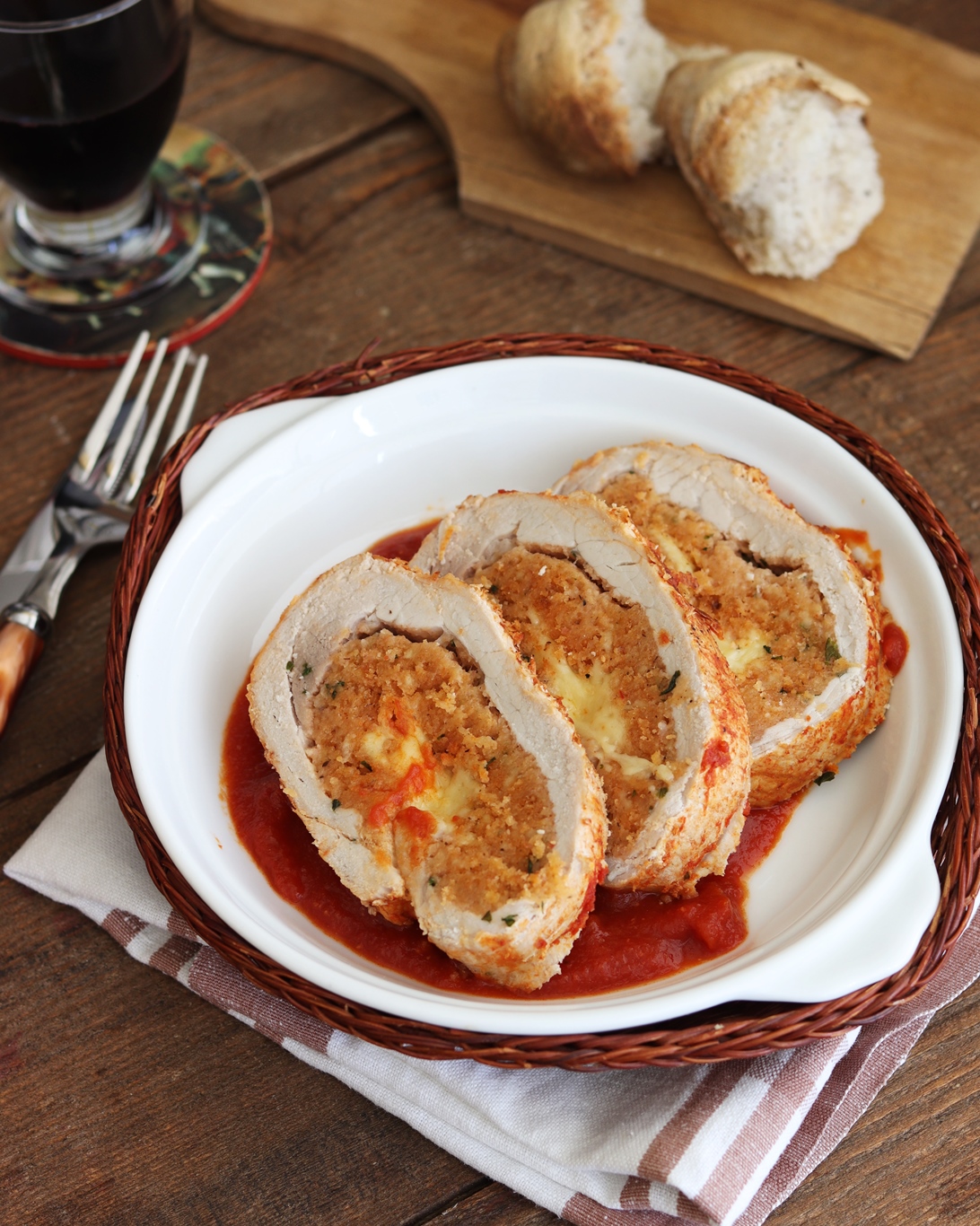 Rouleau de viande farcie- La Cassata Celiaca