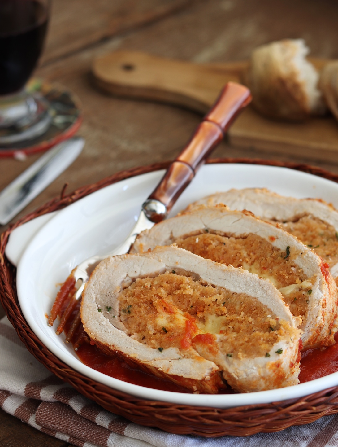 Rouleau de viande farcie- La Cassata Celiaca