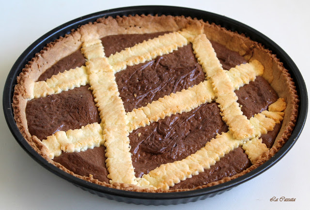 Tarte à la crème de noisettes sans gluten en vidéo - La Cassata Celiaca