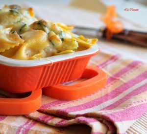 Farfalle al forno con zucchine e scamorza senza glutine - La Cassata Celiaca