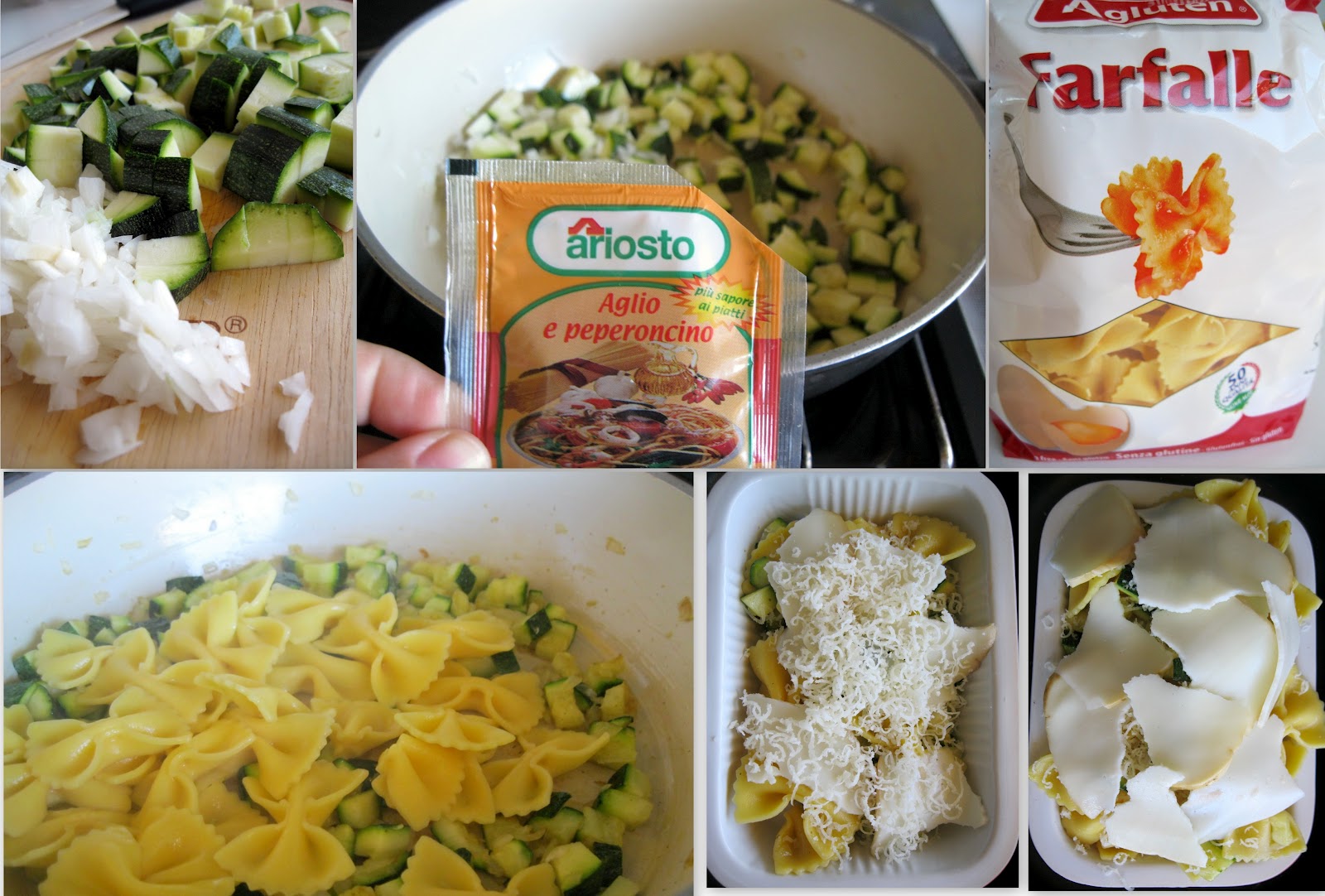 Farfalle al forno con zucchine e scamorza senza glutine - La Cassata Celiaca