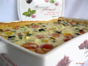 Quiche aux légumes sans gluten et avec vidéo - La Cassata Celiaca