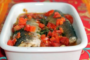 Branzino all'acqua pazza - La Cassata Celiaca