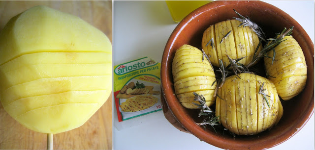 Pommes de terre Hasselback - La Cassata Celiaca