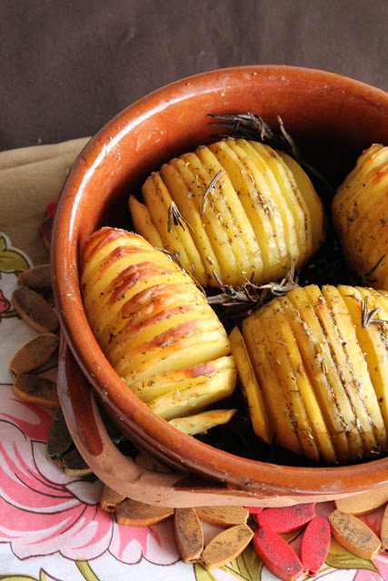 Pommes de terre Hasselback - La Cassata Celiaca