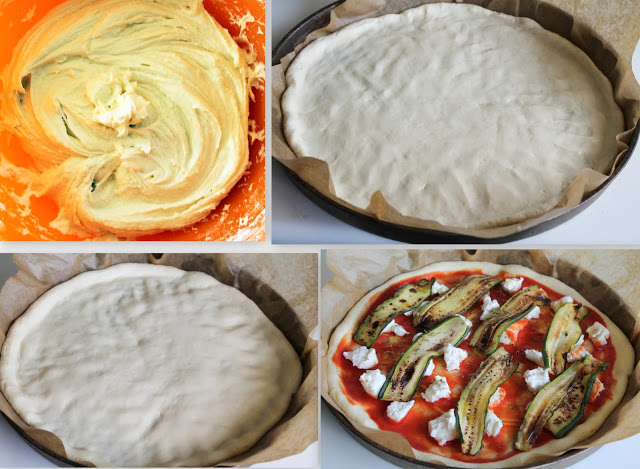 Pizza con zucchine senza glutine - La Cassata Celiaca