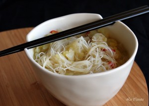 Zuppa di noodles con patate e cavolo cappuccio senza glutine - La Cassata Celiaca