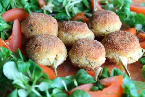 Boulettes d'artichauts sans gluten - La Cassata Celiaca