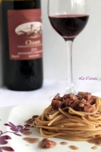 Spaghetti al Chianti senza glutine - La Cassata Celiaca Spaghetti al Chianti senza glutine - La Cassata Celiaca