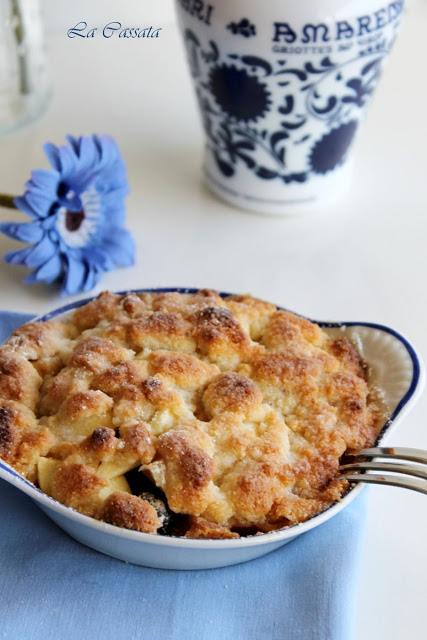 Apple crisp de Fabiana sans lactose et sans gluten - La Cassata Celiaca