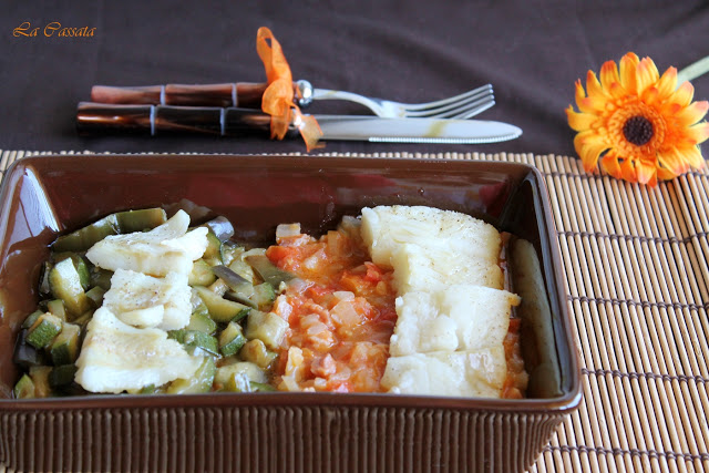 Baccalà con verdure stufate - La Cassata Celiaca