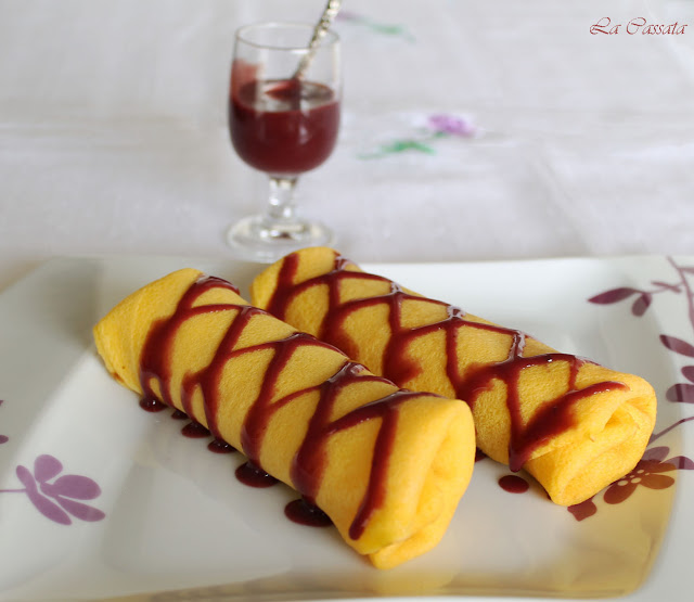 Cannelloni con ricotta al pistacchio e frutti di bosco senza glutine