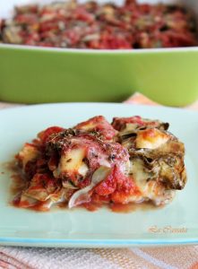 Parmigiana d'artichauts sans gluten - La Cassata Celiaca