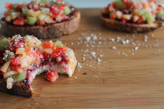 Bruschette dolci, anche senza glutine - La Cassata Celiaca