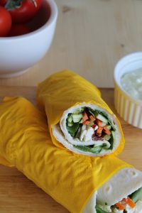 Veggie-wrap sans gluten - La Cassata Celiaca