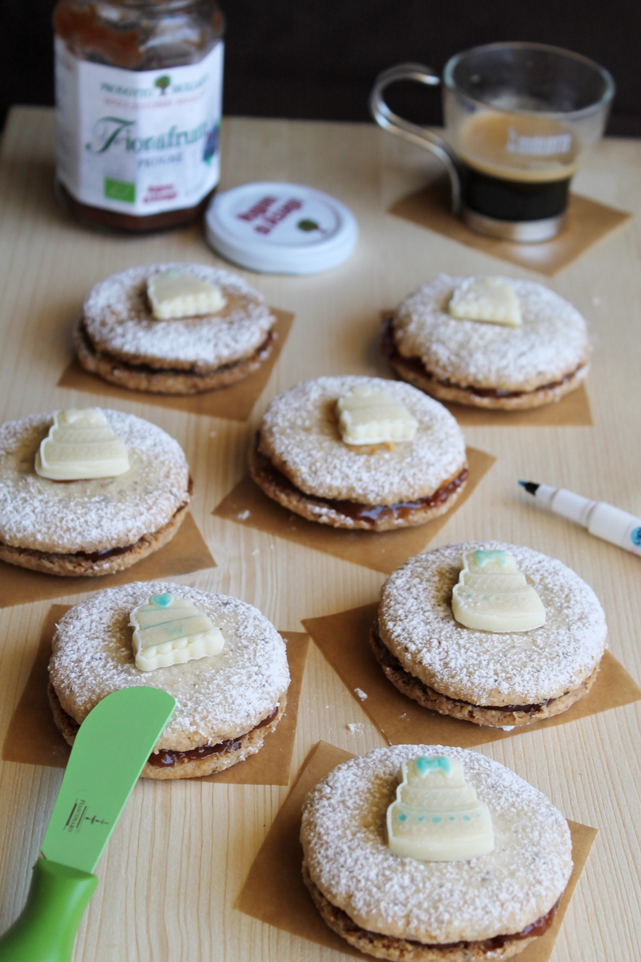 Sablés con confettura di prugne senza uova e senza glutine - La Cassata Celiaca