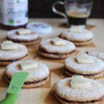 Sablés avec confiture de prunes sans oeufs et sans gluten - La Cassata Celiaca
