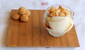 Gelato alla crema variegato all'amaretto - La Cassata Celiaca Gelato alla crema variegato all'amaretto - La Cassata Celiaca