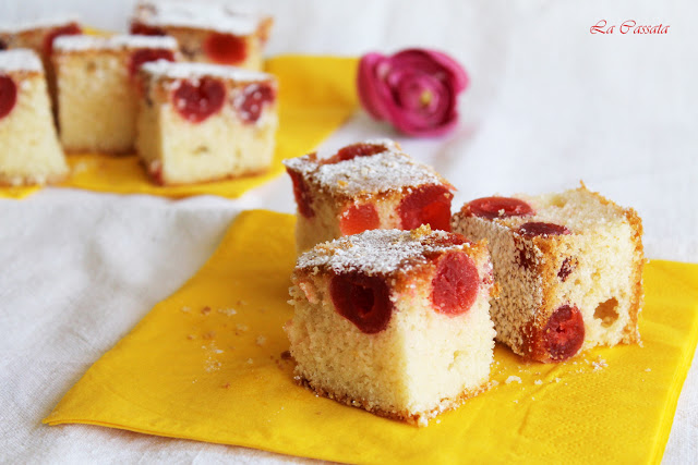 Torta con ciliegie al maraschino - La Cassata Celiaca