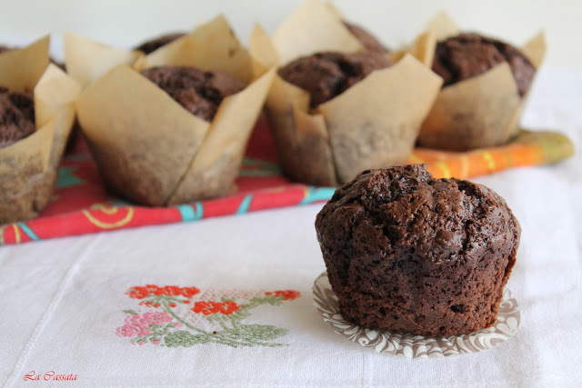 Muffins al cioccolato 10 e lode - La Cassata Celiaca