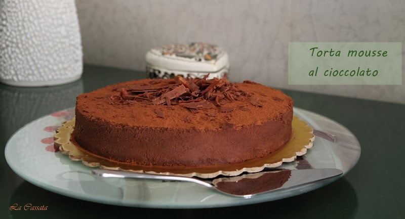 Entremets avec mousse au chocolat sans gluten - La Cassata Celiaca