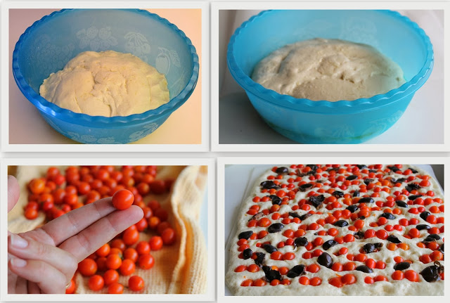 Focaccia barese di Anna Lisa senza glutine - La Cassata Celiaca Focaccia barese di Anna Lisa senza glutine - La Cassata Celiaca