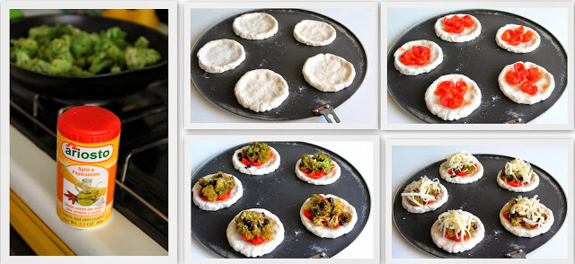 Pizzette vegetariane senza glutine - La Cassata Celiaca