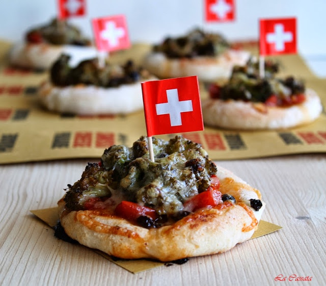 Pizzette vegetariane senza glutine - La Cassata Celiaca