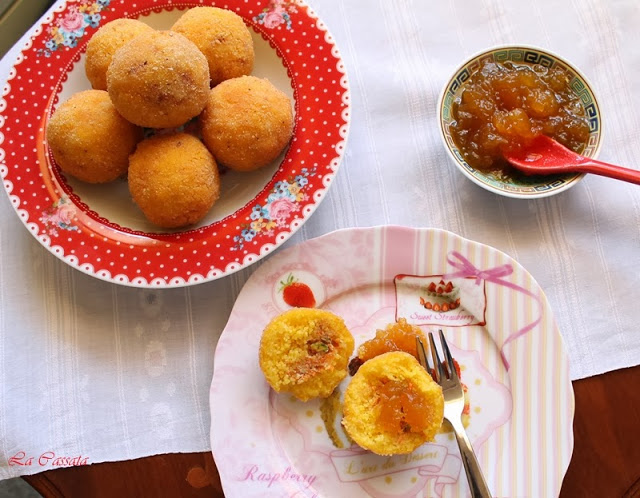 Arancina sucrée de cous cous sans gluten - La Cassata Celiaca Arancina sucrée de cous cous sans gluten - La Cassata Celiaca